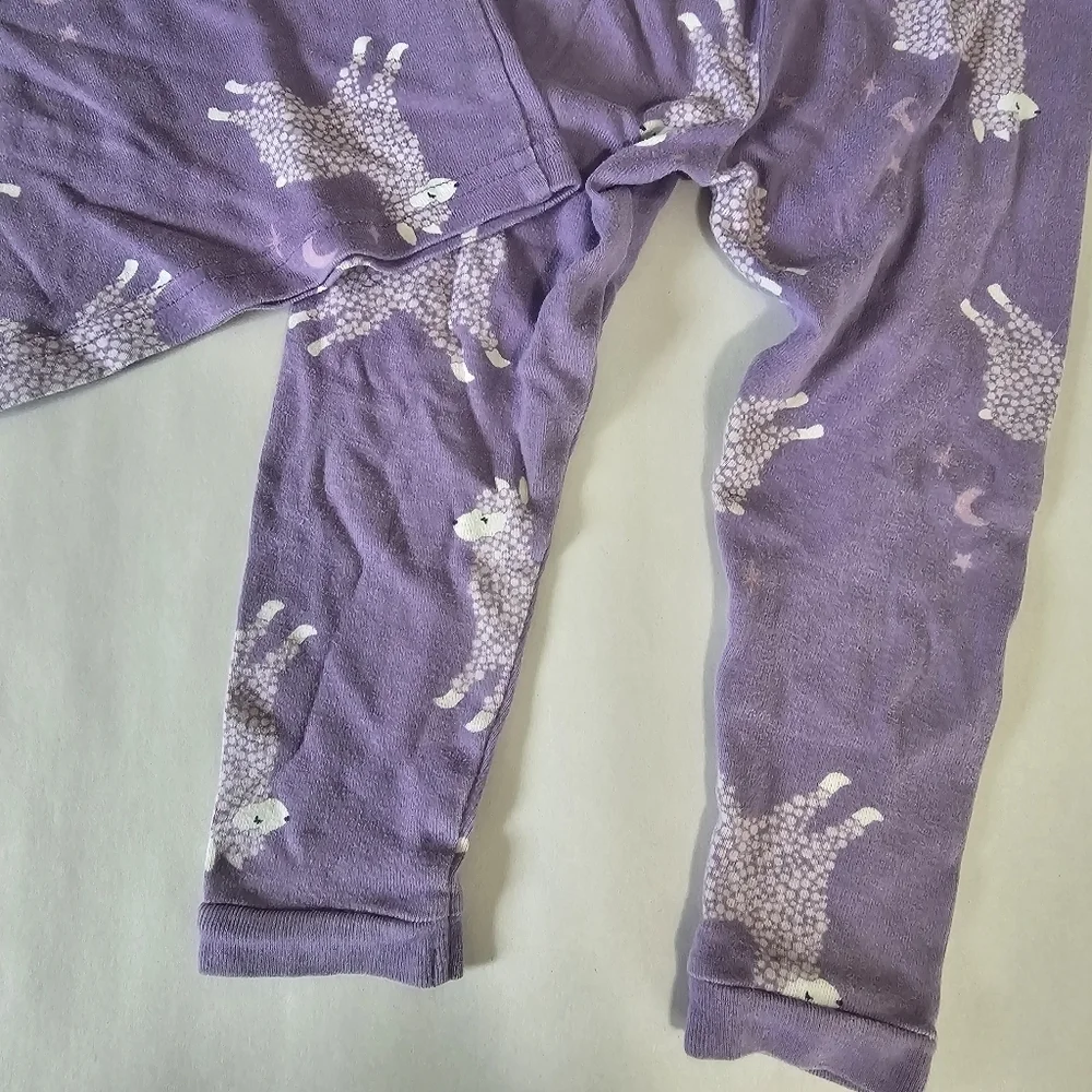 Carter's Just One You Baby Girl‎ 18M Purple Lamb Sheep Pajama Set Pants Top
